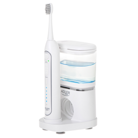 Adler | 2-in-1 Water Flossing Sonic Brush | AD 2180w | Rechargeable | For adults | Number of brush h