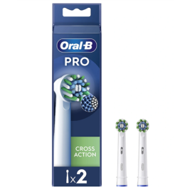 Oral-B | Replaceable toothbrush heads | EB50RX-2 Cross Action Pro | Heads | For adults | Number of b