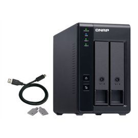 QNAP 6 GB | 2 Bay USB Type-C Direct Attached Storage with Hardware RAID