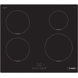 Bosch Hob | PIE611BB5E | Induction | Number of burners/cooking zones 4 | Touch | Timer | Black | Dis