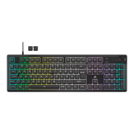 Corsair Keyboard | K55 CORE RGB | Gaming Keyboard | Wired | Nordic | Black | USB Type-A | Rubber Dom