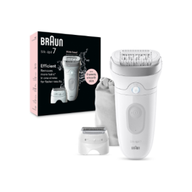 Braun Epilator | SE7-041 Silk épil 7 | Number of power levels 2 | Wet & Dry | White/Silver