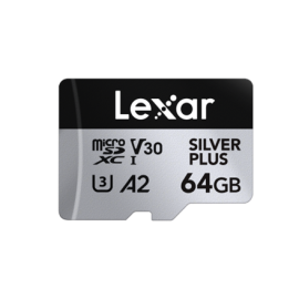 Lexar | SILVER PLUS | 64 GB | microSDXC | Flash memory class 10