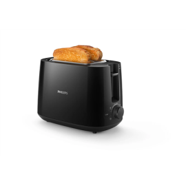 Philips Daily Collection Toaster | HD2581/90 | Power 900 W | Number of slots 2 | Housing material Pl