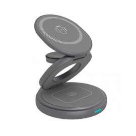 Raidsonic 3 in 1 foldable magnetic charging stand for mobile phone