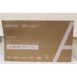 Xiaomi | QLED TV A Pro 2025 | 43'' | Smart TV | Google TV | 4K UHD | Black | DAMAGED PACKAGING