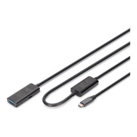 Digitus | Active USB 3.2 Gen1 5G extension cable | DA-73111 | USB-C to USB-A
