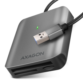 AXAGON Aluminum high-speed USB-A 3.2 Gen 1 memory card reader