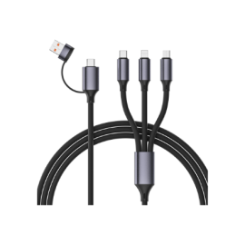 Cablexpert CC-USB2S-ACM31-1.5M Premium silicon 4-in-1 USB charging cable