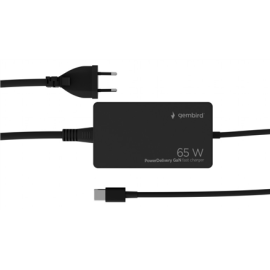 Cablexpert 65 W PowerDelivery GaN USB Type-C Fast Charger | NPA-AC-PDQC65-01