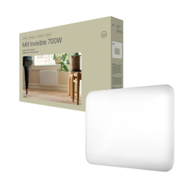Mill IB700DN | Panel Heater | 700 W | Suitable for rooms up to 9-12 m² | White | Invisible Heater |