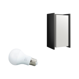 Philips Hue Turaco Outdoor Wall Lantern | E27 | 9 W | Warm white