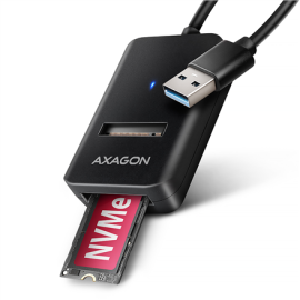 AXAGON USB-A 10Gbps - M.2 NVMe and SATA SSD Adapter | ADM2-AM