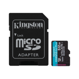 Kingston | Canvas Go! Plus | 512 GB | microSD | Flash memory class Class 10