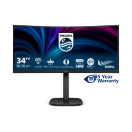 Philips | 34B2U3600C/00 | 34 " | VA | 21:9 | 60 Hz | 4 ms | 3440 x 1440 pixels | 300 cd/m² | HDMI po