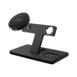 Fixed | MagPowerstation 3-in-1 wireless charging stand with MagSafe mount support | FIXMPOS-BK | Bla