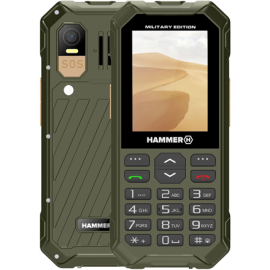 Hammer 6 LTE Military Edition | Green | 2.4 " | IPS | 48 MB | 128 MB | Dual SIM | 3G | Main camera r