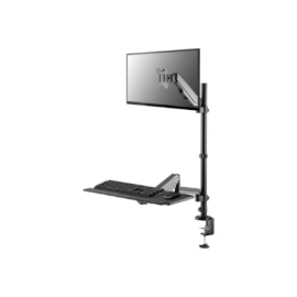 Neomounts Desk Mount | DS90-325BL1 Sit-stand workstation desk | Adjustable Height