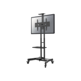 Neomounts Floor stand | NM-M1700BLACK TV trolley | Adjustable Height | 32-75 " | Maximum weight (cap