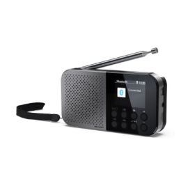 Sharp OSAKA Pocket/Handheld Portable Digital Radio | DR-P520(GY) | Bluetooth