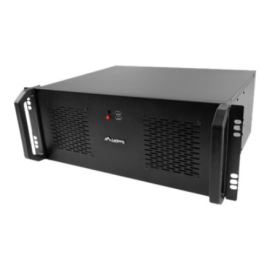 Lanberg Rackmount server chassis lanberg ATX 350/10 19"/4U | Black