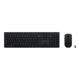 Lenovo Professional Wireless Rechargeable Combo Keyboard and Mouse | Keyboard and Mouse Set | Wirele