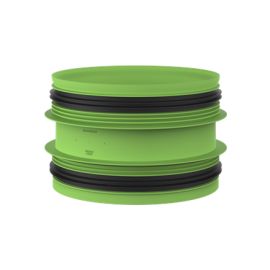 DUCO Connection Piece with Joint D180/D180 (M/M)