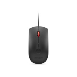 Lenovo Fingerprint Biometric USB Mouse Gen3 | Wired | USB-A | Black/Red