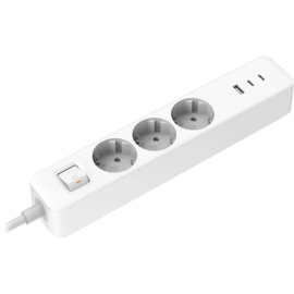Xiaomi 20W Power Strip (2C1A) EU | Sockets quantity 3