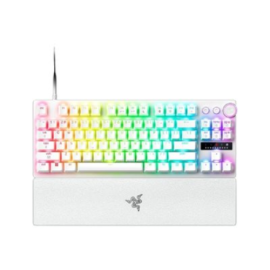 Razer Huntsman V3 Pro Tenkeyless 8KHz | Gaming keyboard | Wired | US | White | Razer Analog Optical