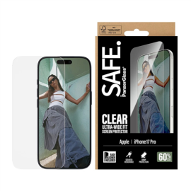 PanzerGlass Screen protector | Apple | iPhone 17 Pro | Transparent | Ultra-Wide Fit w. EasyAligner