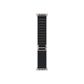 Apple | 49mm Black Alpine Loop - Medium - Natural Titanium Finish