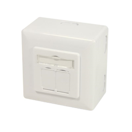 Logilink | Cat.6A Wall Outlet STP | NP0124 | White