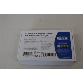 Tripp Lite 10 Port USB Charging Station with Adjustable Storage | U280-010-ST-CEE | UNPACKED