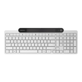Lenovo 800 Self-Charging Bluetooth Keyboard-US English | Keyboard | Bluetooth | US English | White