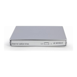 Gembird External USB DVD drive | DVD-USB-021-SV | Interface USB 2.0 | CD/DVD | CD read speed 24 x | 