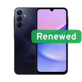 Samsung Renewed Grade A | Samsung Galaxy A15 | Blue Black | 6.5 " | Super AMOLED | 128 GB | 4G | And