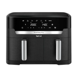 TEFAL | Air Fryer | EY942HE0 Easy Fry Dual XXL | Power 2700 W | Capacity 11 L | Black