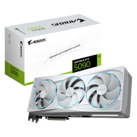Gigabyte AORUS GeForce RTX 5090 STEALTH ICE 32G | NVIDIA | 32 GB | GeForce RTX 5090 | GDDR7 | HDMI p
