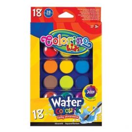 Colorino Kids Water colour cakes big 18 colours