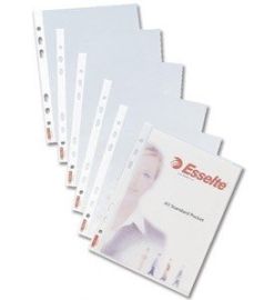 Sleeves Esselte, A4, 105 microns, glossy (100)
