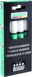 STANGER chalk MARKER 3-5 mm, white, Box 4 pcs. 620000