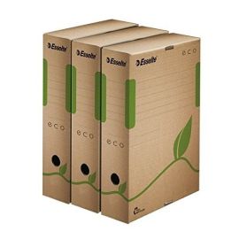 Archive box Esselte Eco, 80x327x233mm, brown
