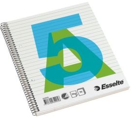 Exercise book with spiral  Esselte, A5/70, lined, soft cover  0722-104