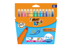 BIC Felt pens KID Couleur XL CBW 12 colours