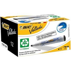 BIC whiteboard marker VELL 1701, 1-5 mm, black, Box 12 pcs. 701092