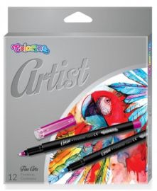 Colorino Artist Fineliners 12 colours