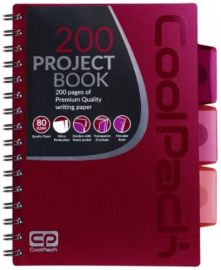 Spiral note book A5 Coolpack Red
