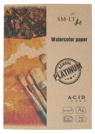 Watercolor sketchbook SMLT, A4, 220 g, glued, (20)