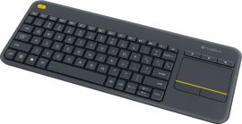 LOGITECH Wireless Touch Keyboard k400 Plus - INT BLACK